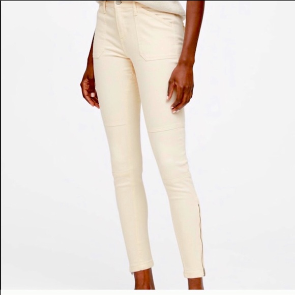 Banana Republic Denim - Banana Republic Mid Rise Skinny ankle zip jeans